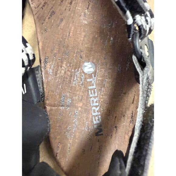 Merrell Around Town Sunvue Woven Slingback Sandal Women 9 M Black J94148 - Picture 5 of 7